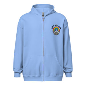 God's Only Look™ Unisex heavy blend zip hoodie